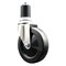 Service Caster 5 Inch 316SS Hard Rubber Wheel Swivel 1-7/8 Inch Expanding Stem Caster SCC SCC-SS316EX20S514-HRS-178 - alternate 1