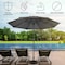 Pure Garden 9 ft Round Patio Umbrella Easy Crank, Vented Canopy Outdoor Umbrella for Shade 50-LG1418 - alternate 7