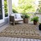 Homeroots 3' X 5' Taupe Brown And Ivory Moroccan Washable Indoor Outdoor Area Rug 594352 - alternate 7