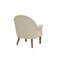 Homeroots 33" Pale Beige And Brown Linen Arm Chair 534139 - alternate 4