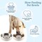 Petmaker Set of 2 Stainless Steel Slow Feeder Dog Bowls 30oz Double Wall Insulated Food & Water Bowls PET6429 - alternate 7