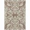 Homeroots 10' X 14' Taupe And Ivory Damask Washable Indoor Outdoor Area Rug 614466 - alternate 4