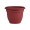 Bloem Self-Watering Planter, 1 gal Capacity, 8 in Dia x 8.8 in H, Resin, Clay Texture, Amaranth AP0813 - alternate 1