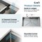 Wrightmaster 30 in. Undermount Single Bowl 20 Gauge Silver Stainless Steel Kitchen Sink with Drain ZOR-07D-301908 - alternate 7