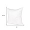 Homeroots 20" White Cotton Down Blend Throw Pillow Insert 608269 - alternate 4