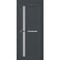 Sartodoors Interior Solid French Door Frosted Glass 30x80 Solid Core Modern Interior VEREGIO7288ID-ANT-30 - alternate 1