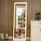 Simple Deluxe Full Length Mirror with LED Lights, 60'x16'Floor Mirror with Dimming and 3 Color Lighting, Free Sta 3A88MIROFY1660NWHT - alternate 5