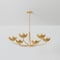 Troy Lighting Arcata 6 Light Chandelier, Vintage Gold Leaf, 39.5 In x 15 In F2040-VGL - alternate 2
