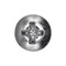 Auveco 10 x 1in with #8 Head Phillips Oval Head Tapping Screw Zinc, 100PK 2578 - alternate 2