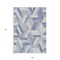 Homeroots 9' X 12' Denim Blue Geometric Washable Indoor Outdoor Area Rug 608062 - alternate 6