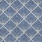 Homeroots 8' X 10' Navy Blue Gray And Ivory Geometric Washable Indoor Outdoor Area Rug 594728 - alternate 5