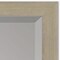 Homeroots 31" Silver Wood Accent Mirror 632754 - alternate 5