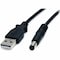 Startech.Com 2M USB TO TYPE M BARREL CABLE - USB TO 5.5MM 5V DC CABLE - USB TO BARREL JACK 5V DC PLUG USB2TYPEM2M - alternate 1
