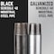 B & K STZ Industries 3 in. MIP each X 3 in. D MIP Galvanized Steel 3 in. L Nipple 3513X3 - alternate 3