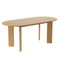 Homeroots 66" Natural Solid Wood Oval Dining Table 712852 - alternate 1