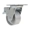 Vestil Cast Iron/Steel Swivel With Total Brake Caster 4 In. Diameter x 2 In. Width 1100 lb Silver CST-VE-4X2CI-SWTB - alternate 5