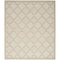 Homeroots 9' X 12' Cream And Beige Trellis Indoor Outdoor Area Rug 551420 - alternate 1