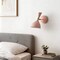 Jonathan Y Josef 10" Adjustable Iron Retro LED Wall Sconce, Pink JYL9066E - alternate 6