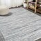 Jonathan Y Loom Modern Strie' Gray/Turquoise 3 ft. x 5 ft. Area Rug SOR200B-3 - alternate 8