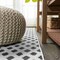 Jonathan Y Rabat High-Low Pile Mini-Diamond Trellis White/Black 2 ft. x 8 ft. Indoor/Outdoor Runner Rug SBH101B-28 - alternate 3