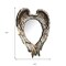 Homeroots 22" Antiqued Gold Heart Resin Framed Accent Mirror 485128 - alternate 3