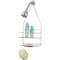 Simple Spaces Shower Caddy, 2-Shelf, Steel, 10 in OAW, 19 in OAH, 4-1/4 in OAD, 10 lb SS-SC-25-NK - alternate 1