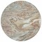 Homeroots 8' Beige Pink And Blue Round Abstract Washable Indoor Outdoor Area Rug 602613 - alternate 7