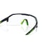 Jackson Safety Maxview+, Safety Glasses, Anti-Fog & Anti-Scratch, Clear Lens, Black/Green Frame, Half-Frame 60000 - alternate 9