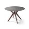 Homeroots 47" Gray and Brown Glass and Solid Wood Dining Table 370704 - alternate 1