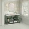 James Martin Vanities Breckenridge 60 in. Single Vanity, Smokey Celadon, w/ 3 CM Victorian Silver Quartz Top 330-V60S-SC-3VSL - alternate 3