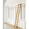 Quiet Glide 8.92 ft. Cherry Sunburst Wheel Black Rolling Hook Removable Ladder, 12 ft. Rail QG.510-9CH-12-H.08 - alternate 1