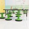 Flash Furniture Lucas Fixed Height Kids Flexible Active Stool w/Non-Skid Bottom in Green, 12in. Seat Height BFT-9001F-12-GRN-GG - alternate 6