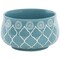 Homeroots Turquoise Sixteen Piece Round Trellis Ceramic Service For Four Dinnerware Set 534543 - alternate 7