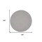 Homeroots 8' Light Gray And Gray Round Geometric Indoor Outdoor Area Rug 550691 - alternate 4