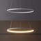 Jonathan Y Brice 23.75" Modern Contemporary Metal Round Dimmable Integrated LED Pendant, Gray JYL7203E - alternate 6