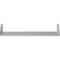 Amgood 12 in. x 60 in. Stainless Steel Wall Shelf with Side Guards AMG WS-SG-1260-Z - alternate 6