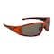 Crossfire Safety Glasses, Demi-Copper Mirror Lens, Burnt Orange Frame, Full-Frame, 1 PR 23125 - alternate 1