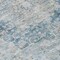 Homeroots 8' Blue Round Floral Medallion Washable Indoor Outdoor Area Rug 607898 - alternate 7