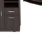 Homeroots 59" Espresso Corner Computer Desk With Two Drawers 249806 - alternate 4