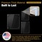 Azar Displays Floating Gallery Wall Frame Set, 1 Black Standoff Hardware, 8 x 10, 11 x 14 & 16 x 20, 3-Piece Set 105722-BLK - alternate 4