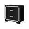 Global Furniture Usa Contemporary Glam Soleil Charcoal Nightstand SOLEIL-CHARCOAL-NS - alternate 3
