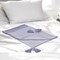 Homeroots 50" X 60" Purple Woven Cotton Striped Throw Blanket with Tassels 516601 - alternate 7