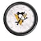 Holland Bar Stool Co Pittsburgh Penguins Indoor/Outdoor LED Thermometer ODThrm14BK-08PitPen - alternate 1