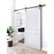 Sartodoors Sturdy Barn Door White 32x84 Solid Core Modern Interior VEREGIO7411BD-B-WS-3284 - alternate 1
