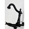 Kingston Brass Two-Handle Wall Mount Bridge Kitchen Faucet, Matte Black KS1260BAL - alternate 2