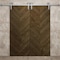 Sartodoors Modern Double Barn Door 36 x 96 inches, Ego 5005 Marble Oak, 13FT Silver Rail Track Set, Solid Pa EGO5005DB-S-DMR-3696 - alternate 5