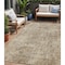 Homeroots 5' X 8' Taupe And Beige Abstract Washable Indoor Outdoor Area Rug 630550 - alternate 1