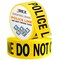 Jrex Safety Police Line Do Not Cross Tape Roll - 1000 Ft x 3 Inch Wide Each - Yellow, 2PK PPLT-JR-2PK - alternate 1