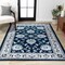 Jonathan Y Cherie French Cottage Navy/Ivory 5 ft. x 8 ft. Area Rug MDP505E-5 - alternate 1