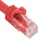Sanoxy 50ft Cat6a 600 MHz UTP Snagless Ethernet Network Patch Cable, Red SNX-CBL-LDR-C6110-7050 - alternate 1